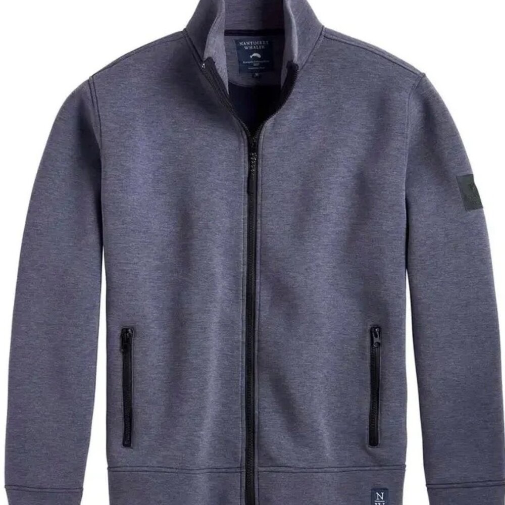 Men's Heather Blue Scuba Jacket